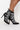 Side View Azalea Wang Olympus Has Fallen Stiletto Bootie In Black White