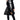 Front View Azalea Wang On The Town Patent Peplum Puffer