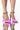 Front View Azalea Wang Onto The Next Rhinestone Chain Pump In Purple