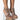 Front View Azalea Wang Out Of Reach Stiletto Bootie In Nude Patent