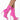 Front View Azalea Wang Over And Out Stiletto Bootie In Pink