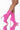 Front View Azalea Wang Over And Out Stiletto Bootie In Pink