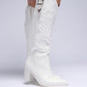 Front View Azalea Wang Pamela White Western Boot