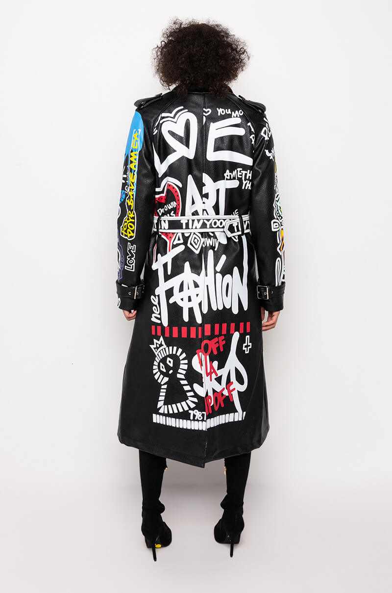 Extra View Azalea Wang Party And Bs Artsy Trench Jacket 13