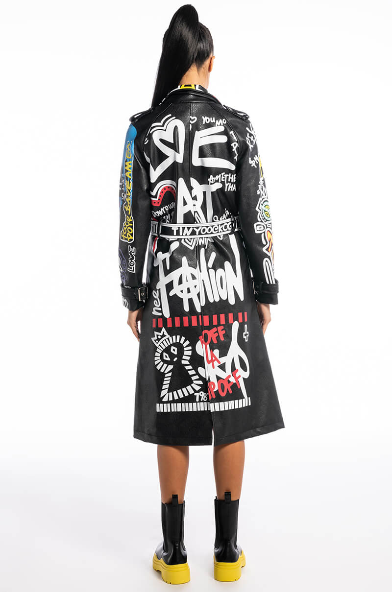 Extra View Azalea Wang Party And Bs Artsy Trench Jacket 14