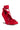 Back View Azalea Wang Pavarti Ballet Swoop Heel In Red