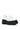 Back View Azalea Wang Pax Classic Flatform Loafer In White