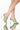 Front View Azalea Wang Penthouse Party Stiletto Sandal In Khaki