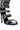 Full View Azalea Wang Peppermint Buckle Gladiator Sandal In Black