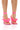 Front View Azalea Wang Pink Stiletto Sandal