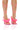 Side View Azalea Wang Pink Stiletto Sandal