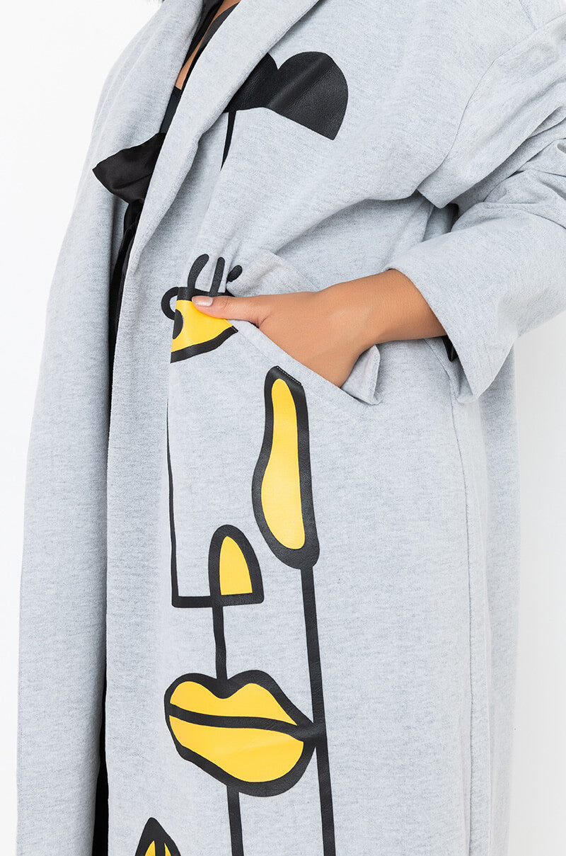 Extra View Azalea Wang Plus Abstract Vibes Trench 11