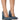 Front View Azalea Wang Posy Denim Embellished Pump