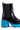 Full View Azalea Wang Primrose Blue Sole Chunky Boots In Black