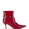 Side View Azalea Wang Purnima Red Bootie