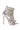 Side View Azalea Wang Pusher Embellished Sandal In Silver