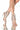 Front View Azalea Wang Put A Ring On It Stiletto Bootie Sandal In Nude