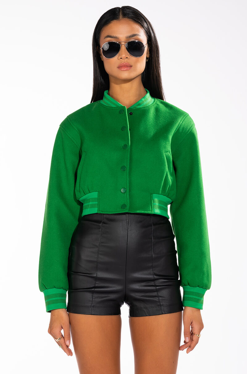 Back View Azalea Wang Question Everything Everyday Bomber
