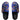 Side View Azalea Wang Quinby Brocade Clog In Blue