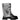 Side View Azalea Wang Quinnie Silver Disc Embellished Boot In Black