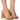 Front View Azalea Wang Rana Chunky Sandal In Tan