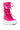 Back View Azalea Wang Randolph Lace Up High Top Sneaker Boot In Fuchsia