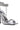 Full View Azalea Wang Rasha Silver Rhinestone Strap Sandal