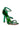 Back View Azalea Wang Really That Girl Stiletto Sandal In Green