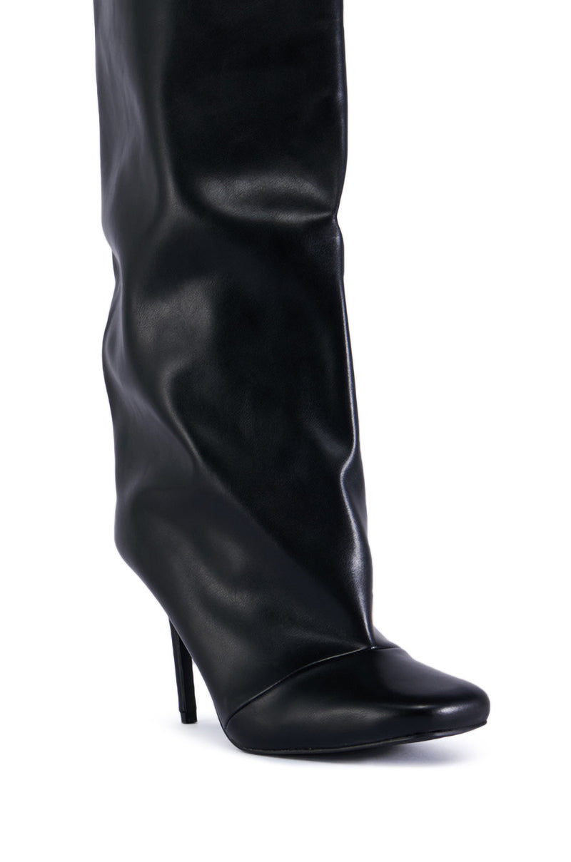 Extra View Azalea Wang Rebelite Black Stiletto Boot