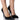 Front View Azalea Wang Recipe For Success Stiletto Patent Pump In Black