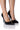 Front View Azalea Wang Recipe For Success Stiletto Patent Pump In Black