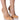 Front View Azalea Wang Recipe For Success Stiletto Patent Pump In Nude