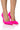 Front View Azalea Wang Recipe Stiletto Classic Pump In Fuchsia