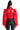 Extra View Azalea Wang Red Nolla Faux Fur Arms Croc Moto Jacket