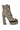 Side View Azalea Wang Redford Multi Platform Pony Hair Zebra Bootie