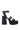 Side View Azalea Wang Rhiannon Chunky Platform Sandal In Black