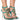 Front View Azalea Wang Rhinestone Cobra Stiletto Sandal In Green