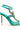 Full View Azalea Wang Rhinestone Cobra Stiletto Sandal In Green