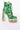 Detail View Azalea Wang Richie Rich Chunky Bootie In Green