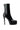 Side View Azalea Wang Rise To The Occasion Stiletto Bootie In Black Stretch