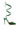 Side View Azalea Wang Riss Bling Lace Up Pump In Green