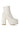 Side View Azalea Wang Rockwell White Chunky Bootie