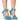 Front View Azalea Wang Romi Embellished Flower Sandal In Blue