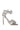 Side View Azalea Wang Romi Embellished Flower Sandal In Silver