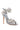 Back View Azalea Wang Romi Embellished Flower Sandal In Silver