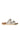 Side View Azalea Wang Romilly White Embellished Flat Sandal