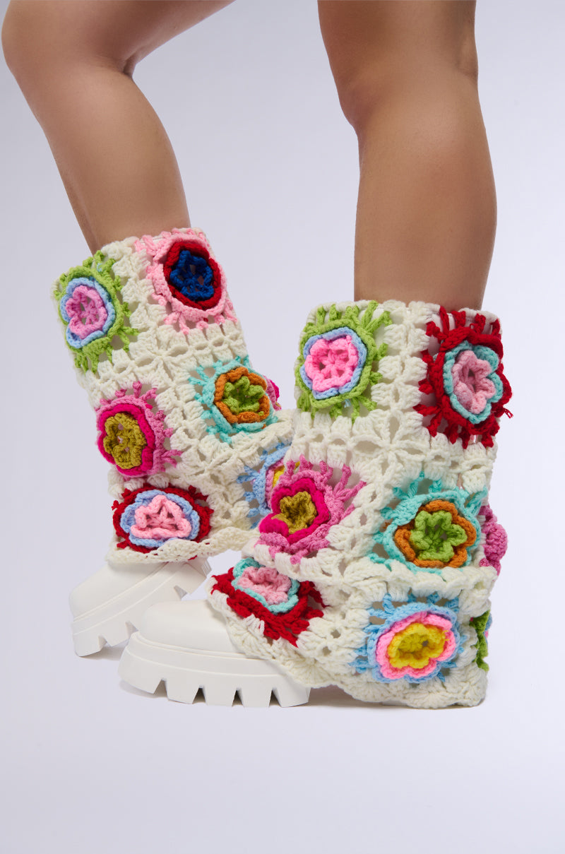 AZALEA WANG ROMOLA CROCHET BOOT view 0