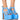 Front View Azalea Wang Ronnie Chunky Gladiator Sandal In Blue