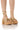 Front View Azalea Wang Rosaura Gold Sandal