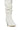 Full View Azalea Wang Rosier White Boot With Novelty Silver Heel